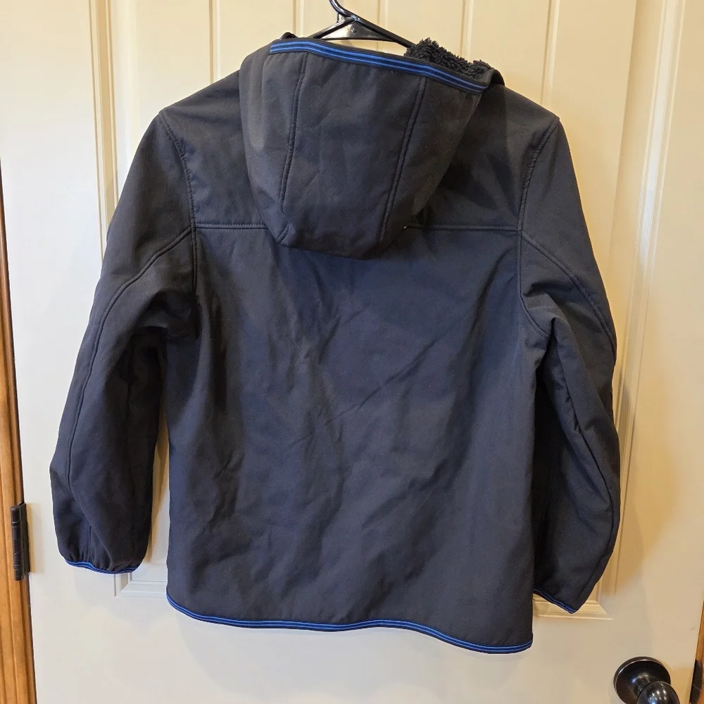 Gerry Boys Falcon Softshell Jacket - Black with Blue Trim - Size M (10/12) - Picture 8 of 9